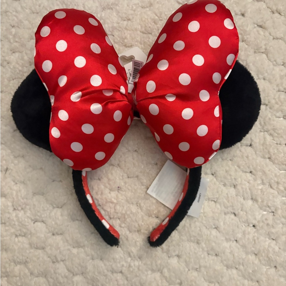 Disney Red and White Polka Dot Minnie Mouse Ears